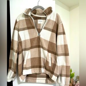 Women’s Abercrombie oversized Fleece Quarter Zip